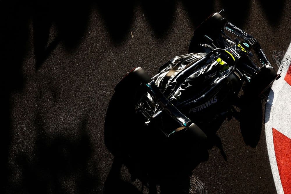 La monoplace de George Russell au GP de Miami
